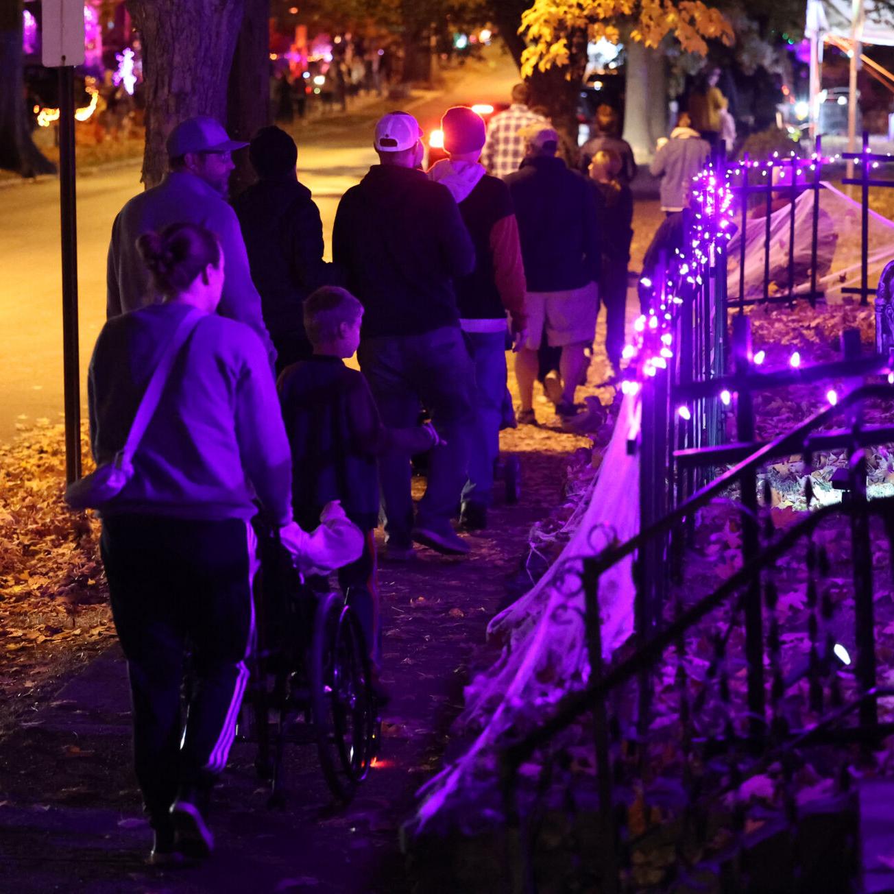 People walk the streets of Hillcrest.JPG